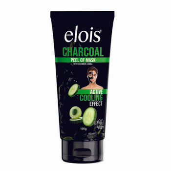 Elois Charcoal Peel off Mask With Cucumber & Amla (Buy 1 Get 1 Free)