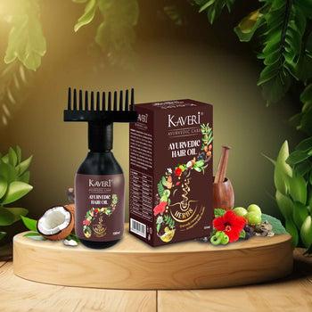 Kaveri Ayurvedic Hair Oil For Hair Regrowth & Hair Fall Control