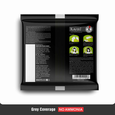 Kaveri Hair Color Shampoo - 15ml Black (Pack of 12)